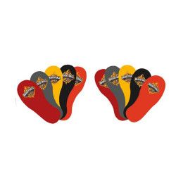 Custom Surface Grip Footprints (Set of 10) - Multicolor 1