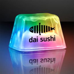 Custom Multicolor Inspiration Ice LED Cubes - 1