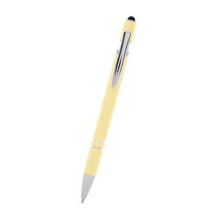 Custom Lexington Incline Stylus Pen - Light Yellow