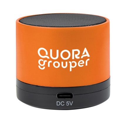 Custom Wireless Mini Cylinder Speaker 2.0 -Orange