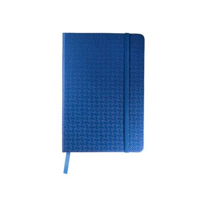 Textured Tuscany Journal-Navy Blue BACK