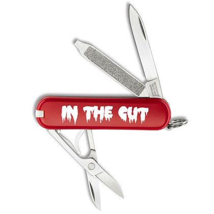 Mini Mag-Lite w/Victorinox Climber Swiss Army Knife Promotional Custom-Red