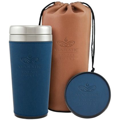Regency Gift Set | Personalized Travel Mug Gift Sets- Naval Blue
