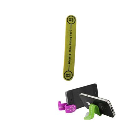 Silicone Magnetic Phone Holder Clip - Yellow