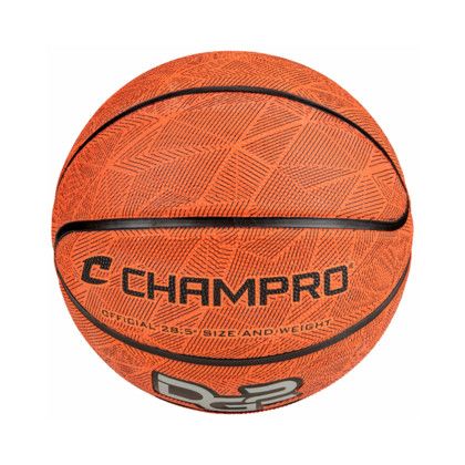 Custom CHAMPRO Dura-Grip 230 Rubber Basketball - Orange