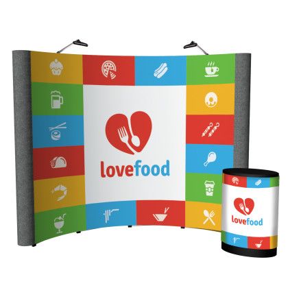 Custom 10' Echo Pop-Up Display Kit - Multicolor