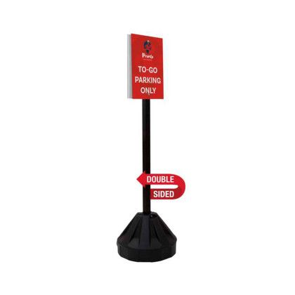 Custom 60" Rover Portable Sign Post Double-Sided Kit