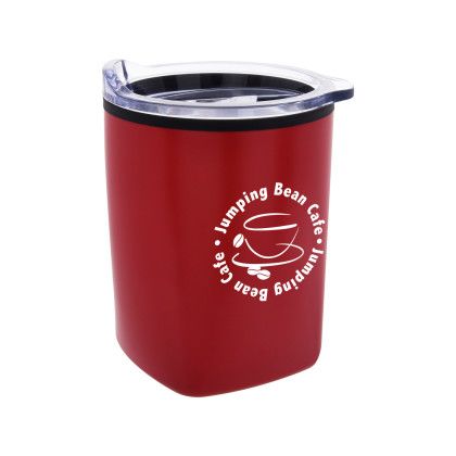 Custom 12 Oz. Mason Stainless Steel Tumbler - Red 