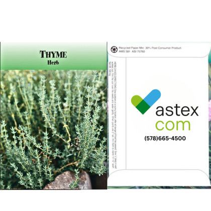 Custom Thyme Seed Packets