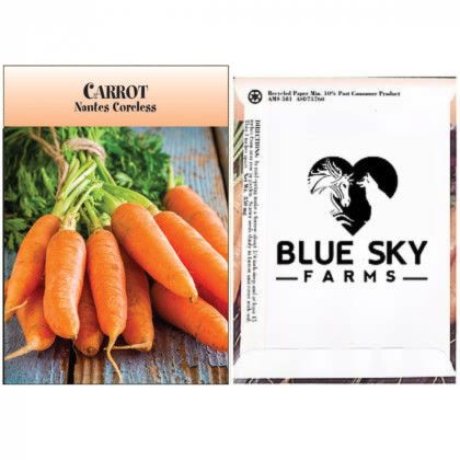 Custom Carrot Seed Packets with Logo Imprints