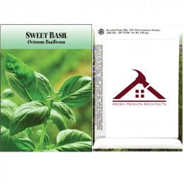 Custom Sweet Basil Seed Packets