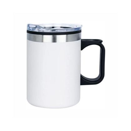 Custom 14oz Economy Camping Mug - White 