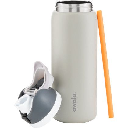 Custom 32 oz Owala Freesip Bottle - Rock On bottle, lid and straw