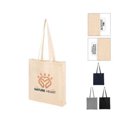 Custom Arden Recycled Cotton Canvas Tote Bag - All colors Custom Arden Recycled Cotton Canvas Tote Bag - All colors