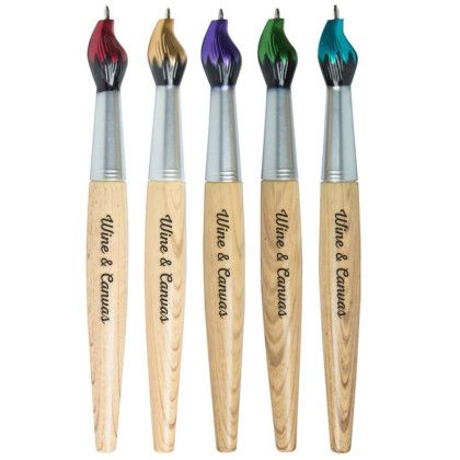 Custom Paint Brush Pens with Logo