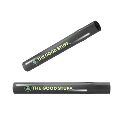 Custom Cannabis Glass Chillum One Hitter with Imprint