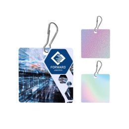Custom Acrylic Zipper Pull - Square - Added Fee for Glitter or Holographic Design