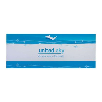 Custom 20' Straight Splash Floor Display Wrap Kit (Recycled Polyester Knit) - Frame