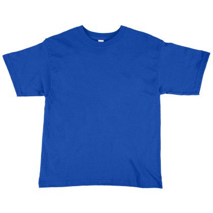 Custom Youth 100% Cotton T-Shirt - Royal Blue 