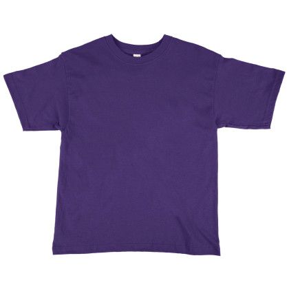 Custom M&O Youth Gold Soft T-Shirt 100% Cotton Screened - Purple