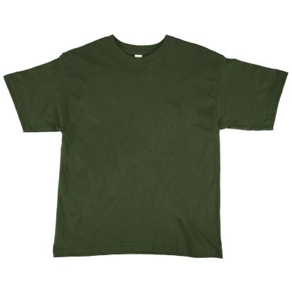 Custom M&O Youth Gold Soft T-Shirt 100% Cotton Screened - Forest Green 