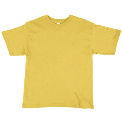 Custom M&O Youth Gold Soft T-Shirt 100% Cotton Screened - Yellow