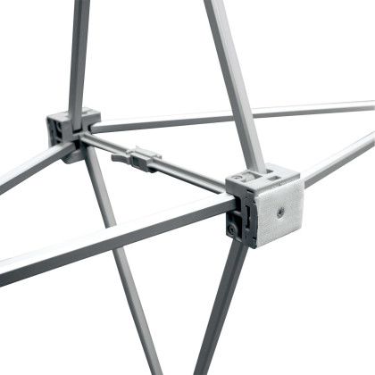 Custom 10' Tall Splash Floor Display Wrap Kit (Polyester Knit) - Frame