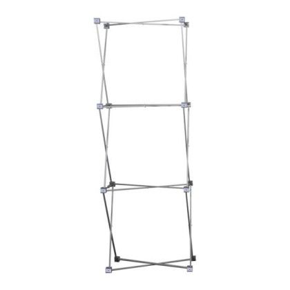 Custom 3' Straight Splash Floor Display Hardware - Multicolor