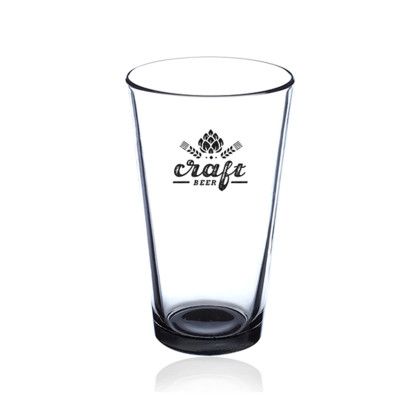Custom 16 oz. Pint Glasses - Black 