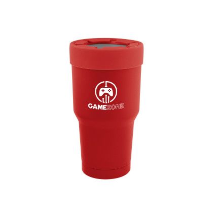 Custom 30 Oz. Reynolds Stainless Steel Tumbler With Silicone Lid - Red