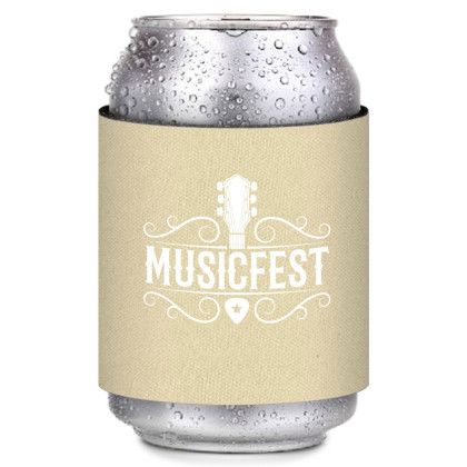  Custom Wrap Can Cooler - Khaki