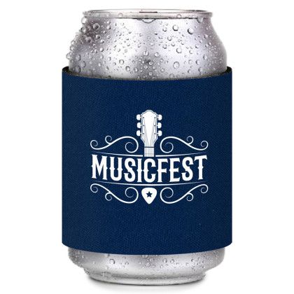  Custom Wrap Can Cooler - Navy