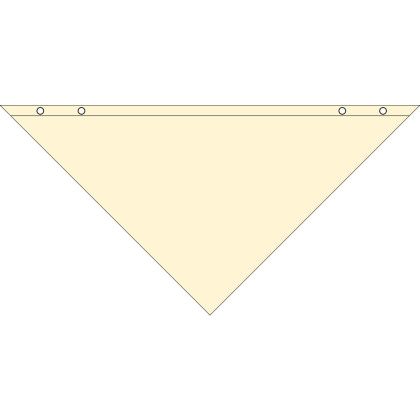 Custom Large Triangle Pet Bandanna - Natural