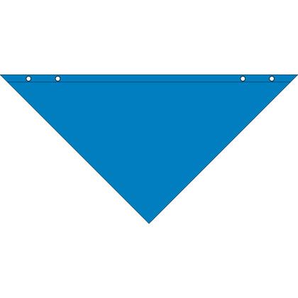 Custom Large Triangle Pet Bandanna - Royal Blue
