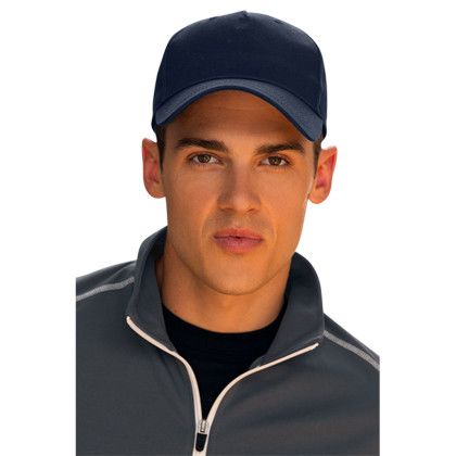 Custom Clutch 5 Panel Constructed Solid Twill Cap - Navy
