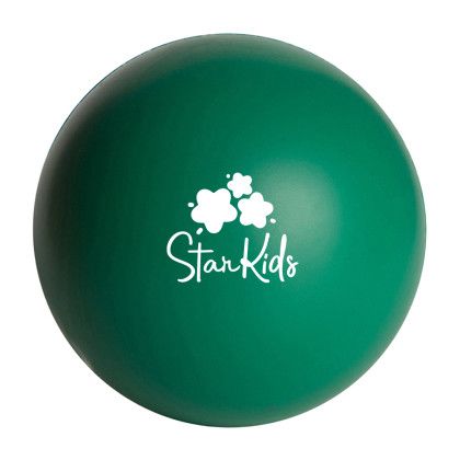 Custom Holiday Holly Ball - Back with Logo Imprint
