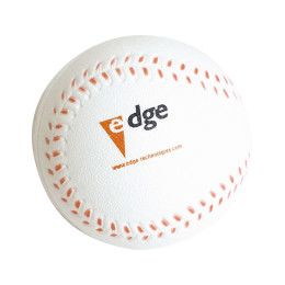 Custom Slow Return Foam Baseball Stress Reliever with Logo Imprint
