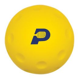 Custom Pickle Ball Stress Reliever with Logo Imprint