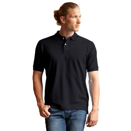 Custom Perfect Polo - Model Wearing Black Tshirt 