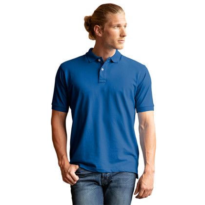 Custom Perfect Polo - Model Wearing Royal Tshirt