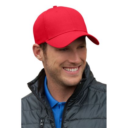 Custom Clutch Solid Constructed Twill Cap - Cardinal