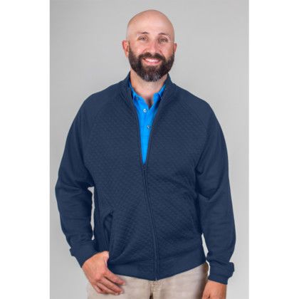 Custom Mesa Jacket - Model Wearing True Navy Jacket