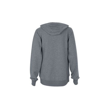 Custom Women's Fleece Moto Jacket - Dark Steel Back View Custom Women's Fleece Moto Jacket - Dark Steel Back View