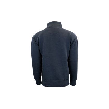 Custom Ultra Soft Fleece 1/4 Zip - Navy Back View Custom Ultra Soft Fleece 1/4 Zip - Navy Back View