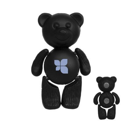 Custom Bear Magnet - Black 