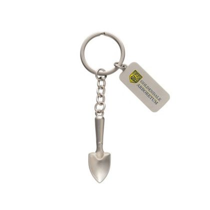 Custom Shovel Keytag - Silver