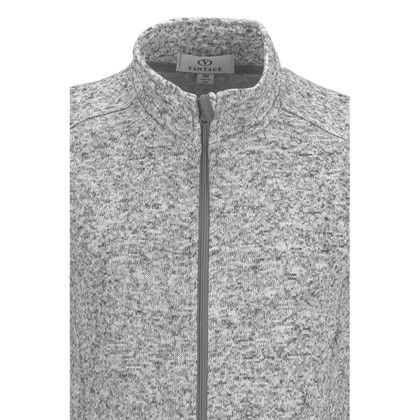 Custom WomenÕs Summit Sweater Fleece Vest - Iceberg Close View