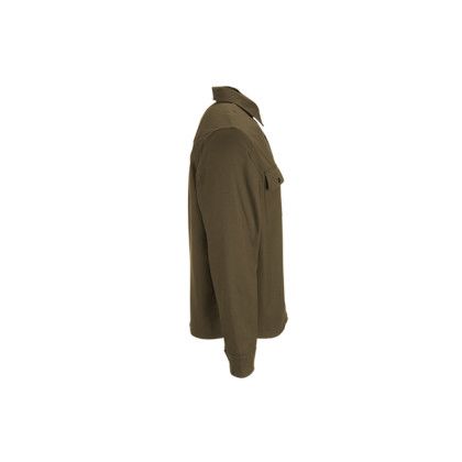 Custom Boulder Shirt Jacket - Taupe Green Right Side View