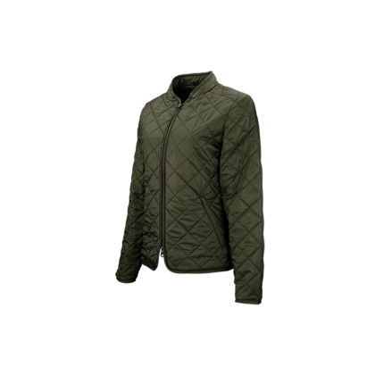 Custom Women's Everett Bomber Jacket - Loden Green Left Side View