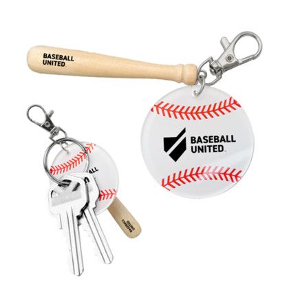 Custom Baseball Bat Key Chain 